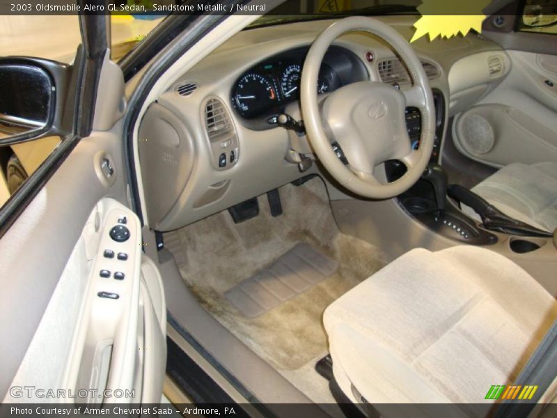 Sandstone Metallic / Neutral 2003 Oldsmobile Alero GL Sedan