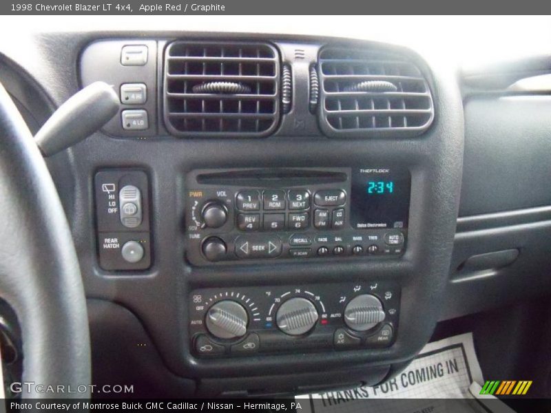 Apple Red / Graphite 1998 Chevrolet Blazer LT 4x4