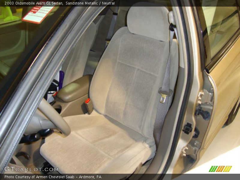 Sandstone Metallic / Neutral 2003 Oldsmobile Alero GL Sedan