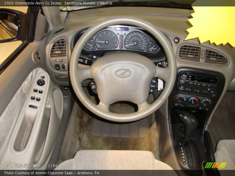 Sandstone Metallic / Neutral 2003 Oldsmobile Alero GL Sedan