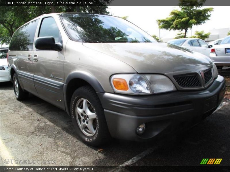 Light Taupe Metallic / Taupe 2001 Pontiac Montana