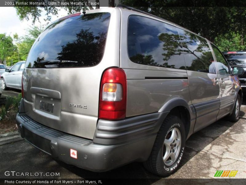 Light Taupe Metallic / Taupe 2001 Pontiac Montana
