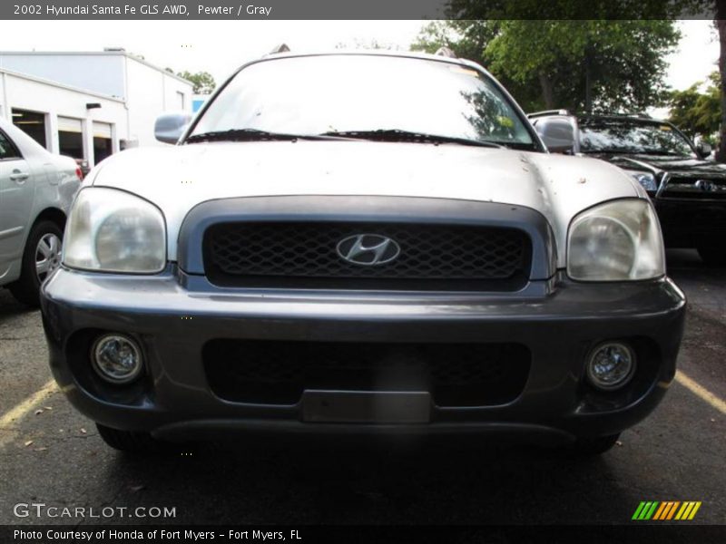 Pewter / Gray 2002 Hyundai Santa Fe GLS AWD