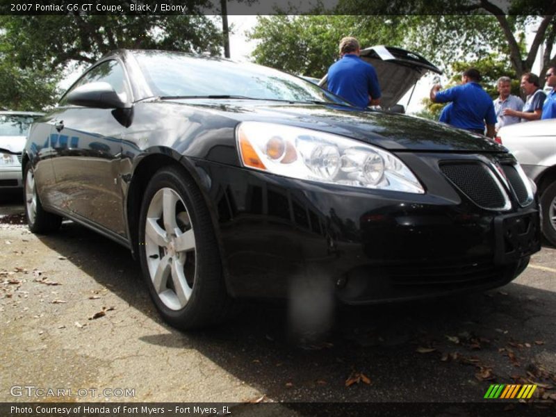 Black / Ebony 2007 Pontiac G6 GT Coupe