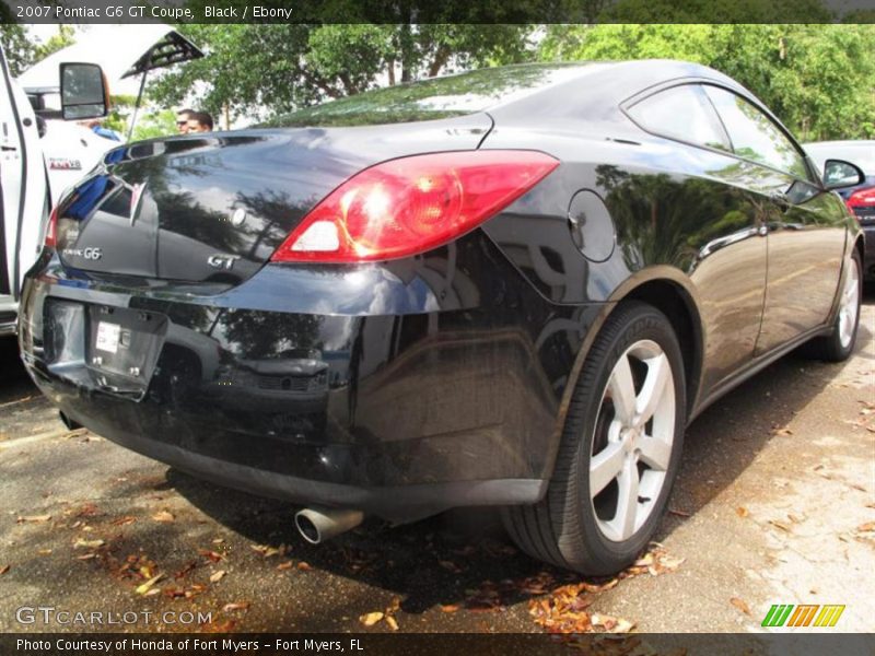 Black / Ebony 2007 Pontiac G6 GT Coupe
