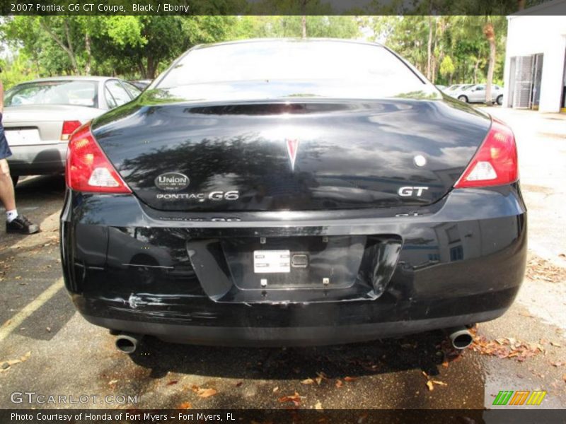 Black / Ebony 2007 Pontiac G6 GT Coupe