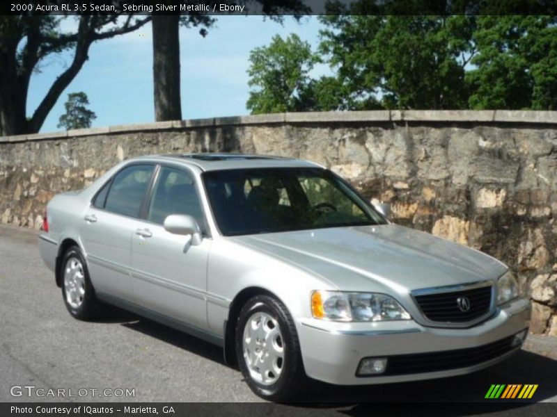 Sebring Silver Metallic / Ebony 2000 Acura RL 3.5 Sedan