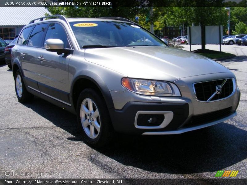 Seashell Metallic / Anthracite Black 2008 Volvo XC70 AWD