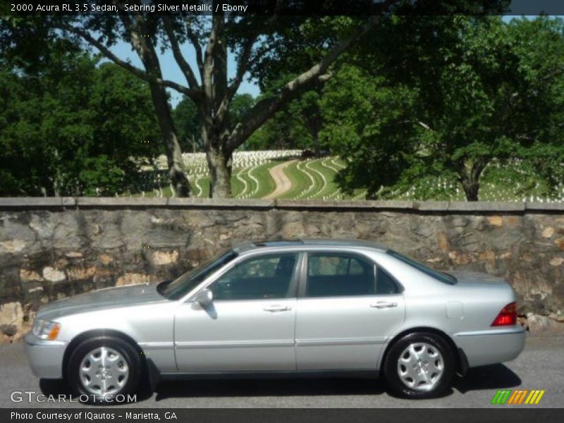 Sebring Silver Metallic / Ebony 2000 Acura RL 3.5 Sedan