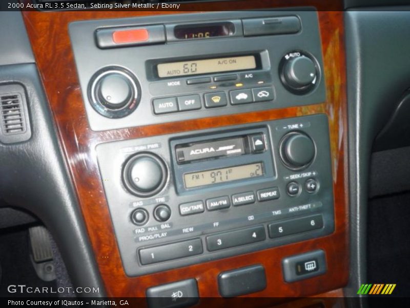 Sebring Silver Metallic / Ebony 2000 Acura RL 3.5 Sedan
