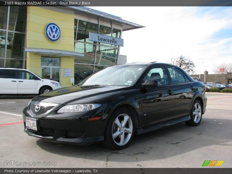 Onyx Black / Black 2003 Mazda MAZDA6 s Sedan