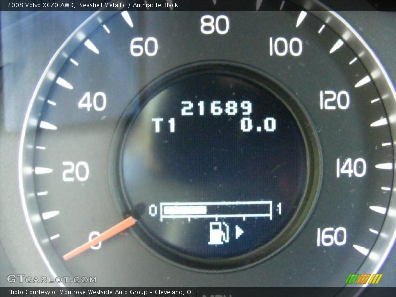 Seashell Metallic / Anthracite Black 2008 Volvo XC70 AWD