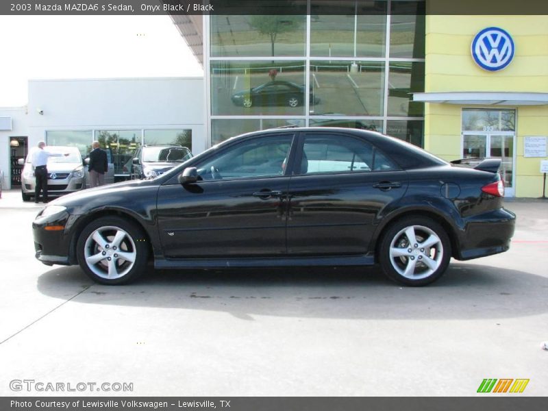 Onyx Black / Black 2003 Mazda MAZDA6 s Sedan