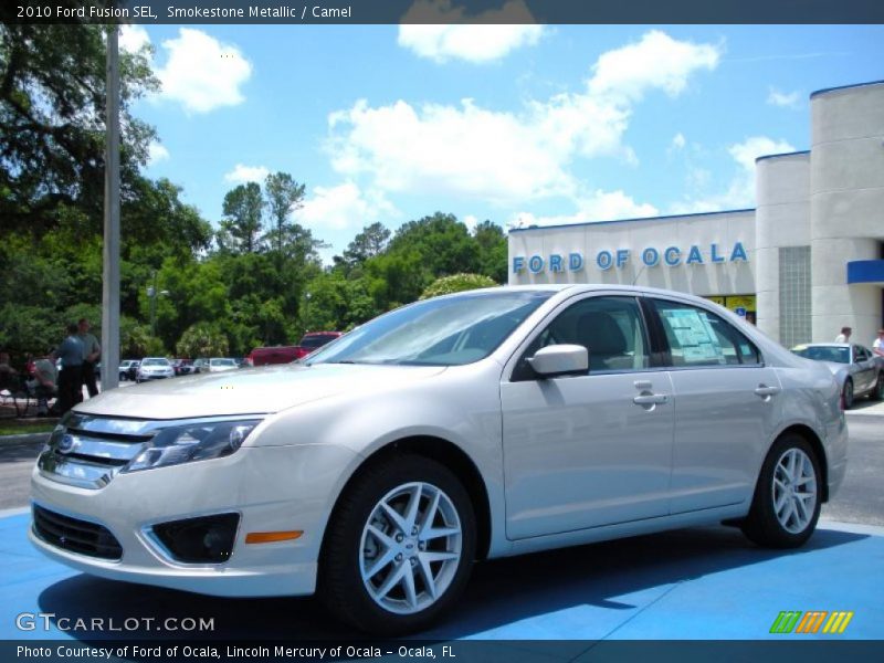 Smokestone Metallic / Camel 2010 Ford Fusion SEL