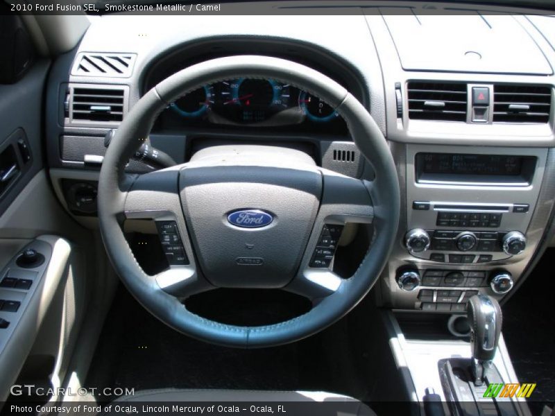 Smokestone Metallic / Camel 2010 Ford Fusion SEL