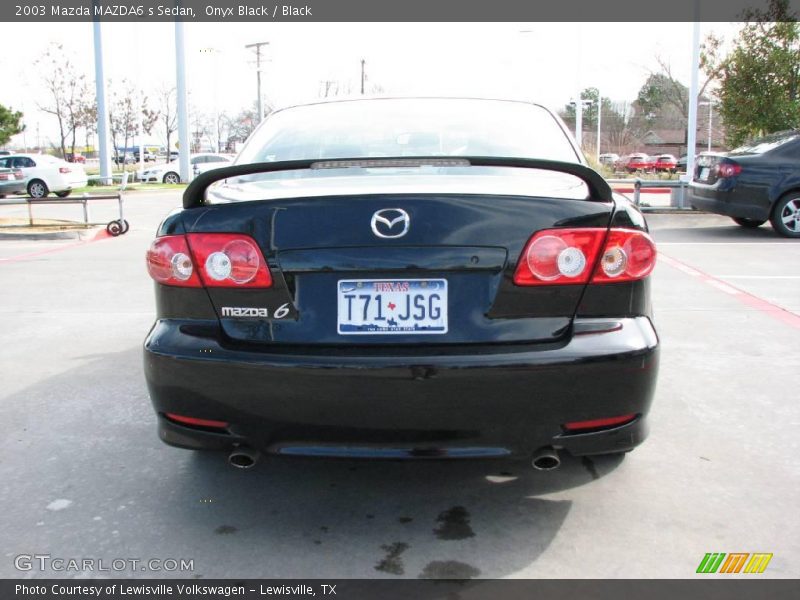 Onyx Black / Black 2003 Mazda MAZDA6 s Sedan