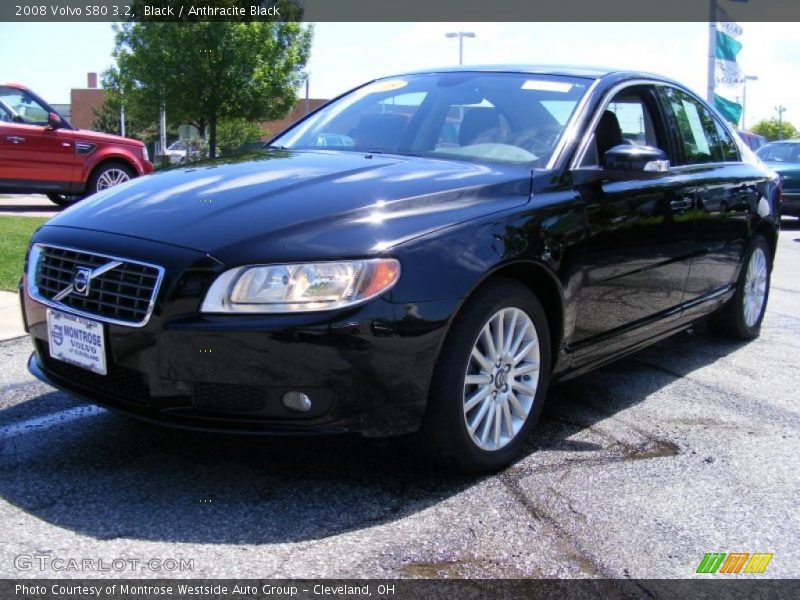 Black / Anthracite Black 2008 Volvo S80 3.2