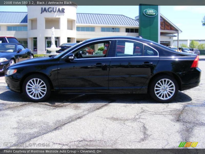Black / Anthracite Black 2008 Volvo S80 3.2