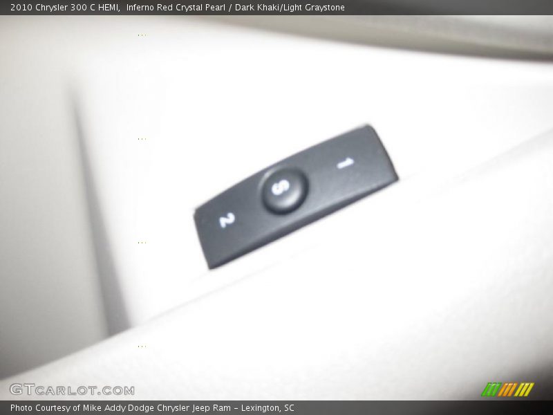Inferno Red Crystal Pearl / Dark Khaki/Light Graystone 2010 Chrysler 300 C HEMI