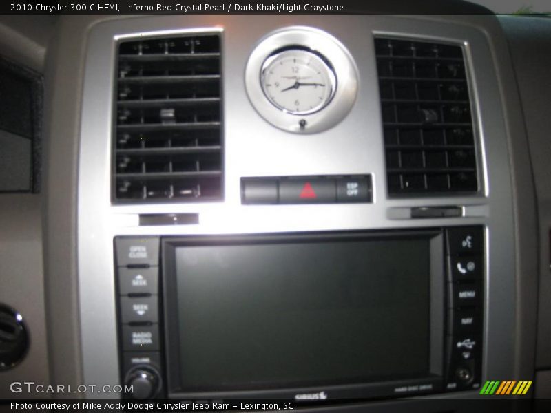 Inferno Red Crystal Pearl / Dark Khaki/Light Graystone 2010 Chrysler 300 C HEMI