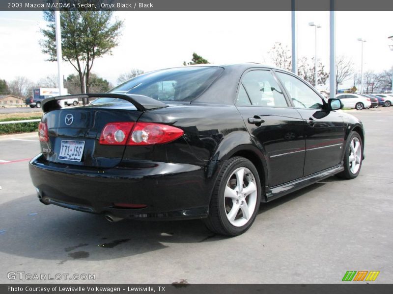 Onyx Black / Black 2003 Mazda MAZDA6 s Sedan