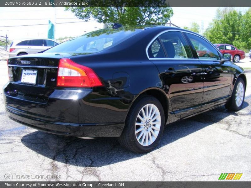 Black / Anthracite Black 2008 Volvo S80 3.2