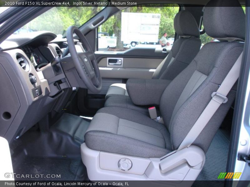 Ingot Silver Metallic / Medium Stone 2010 Ford F150 XL SuperCrew 4x4