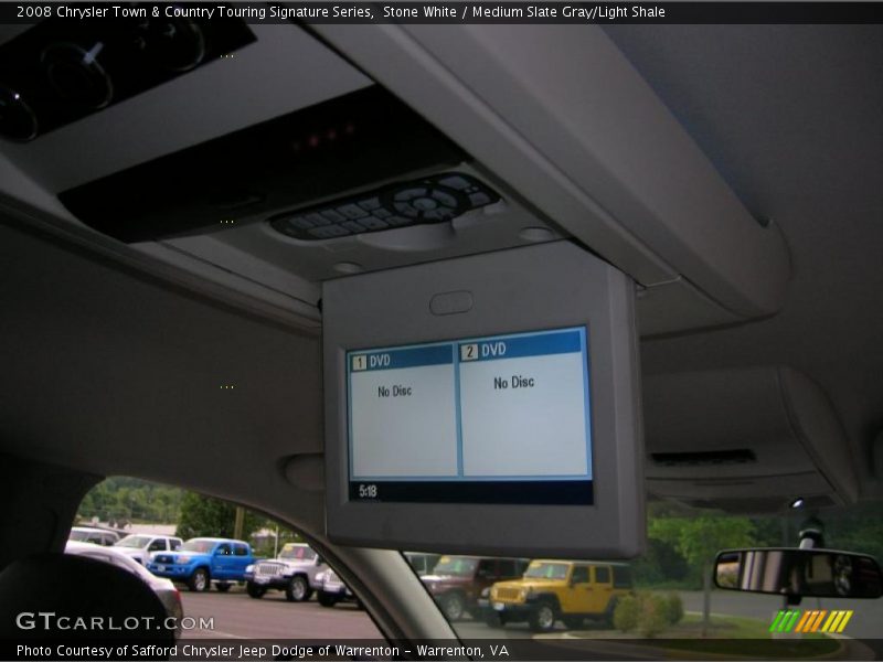 Stone White / Medium Slate Gray/Light Shale 2008 Chrysler Town & Country Touring Signature Series
