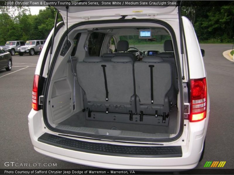 Stone White / Medium Slate Gray/Light Shale 2008 Chrysler Town & Country Touring Signature Series