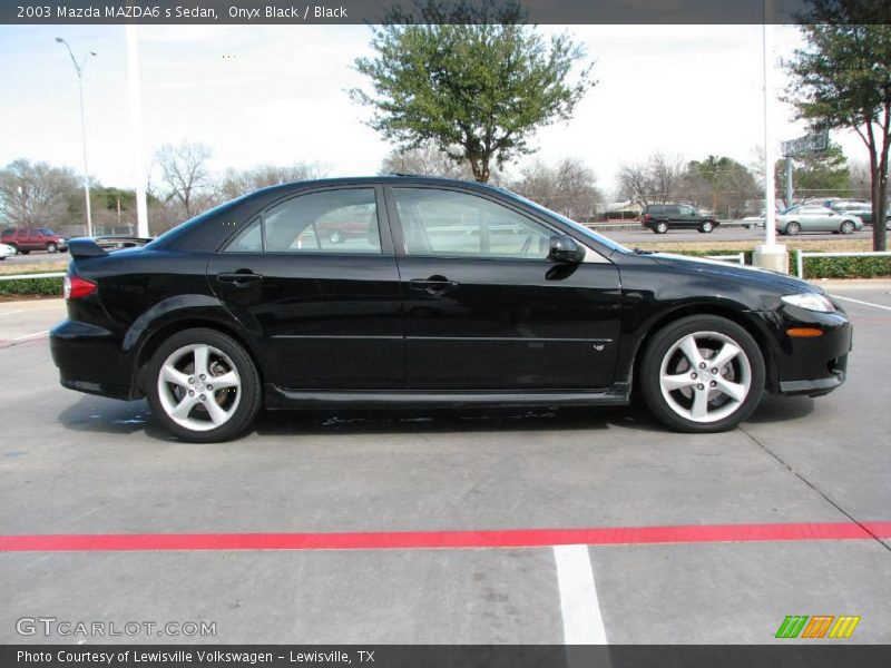 Onyx Black / Black 2003 Mazda MAZDA6 s Sedan