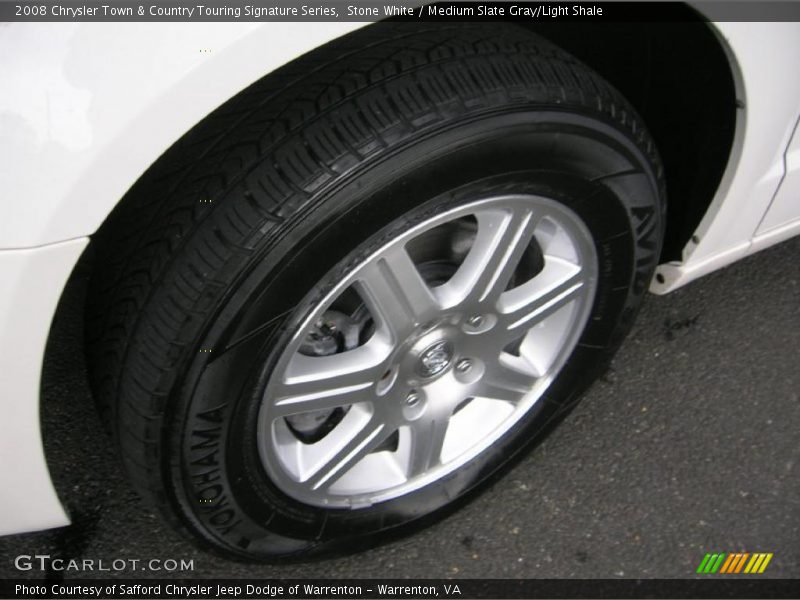 Stone White / Medium Slate Gray/Light Shale 2008 Chrysler Town & Country Touring Signature Series