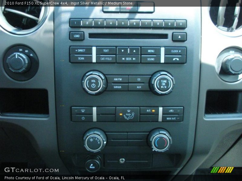 Ingot Silver Metallic / Medium Stone 2010 Ford F150 XL SuperCrew 4x4