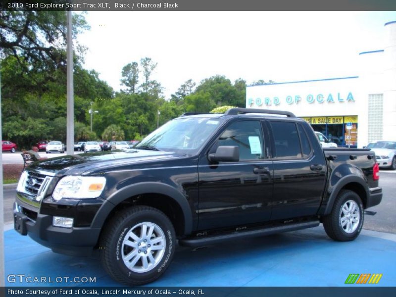 Black / Charcoal Black 2010 Ford Explorer Sport Trac XLT