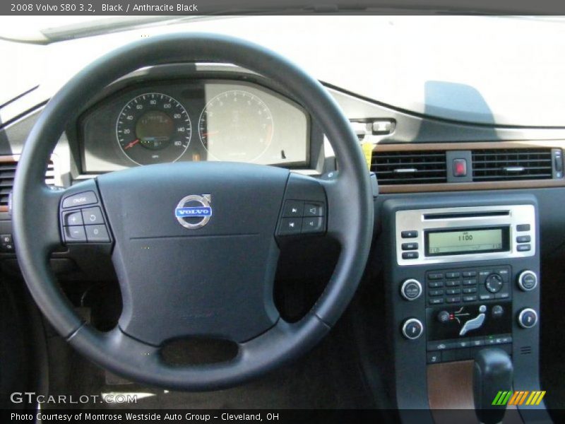 Black / Anthracite Black 2008 Volvo S80 3.2