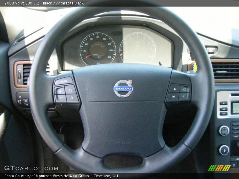Black / Anthracite Black 2008 Volvo S80 3.2