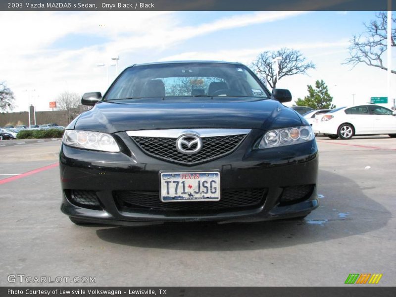 Onyx Black / Black 2003 Mazda MAZDA6 s Sedan