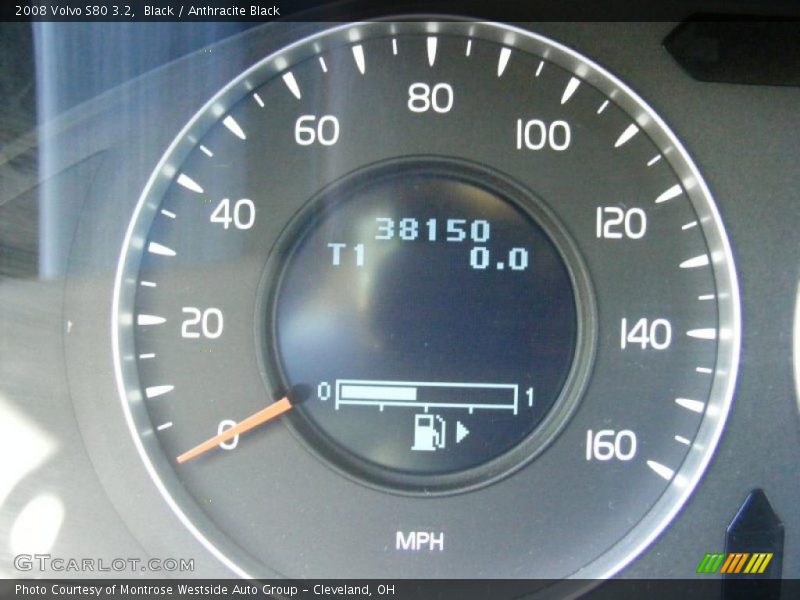 Black / Anthracite Black 2008 Volvo S80 3.2
