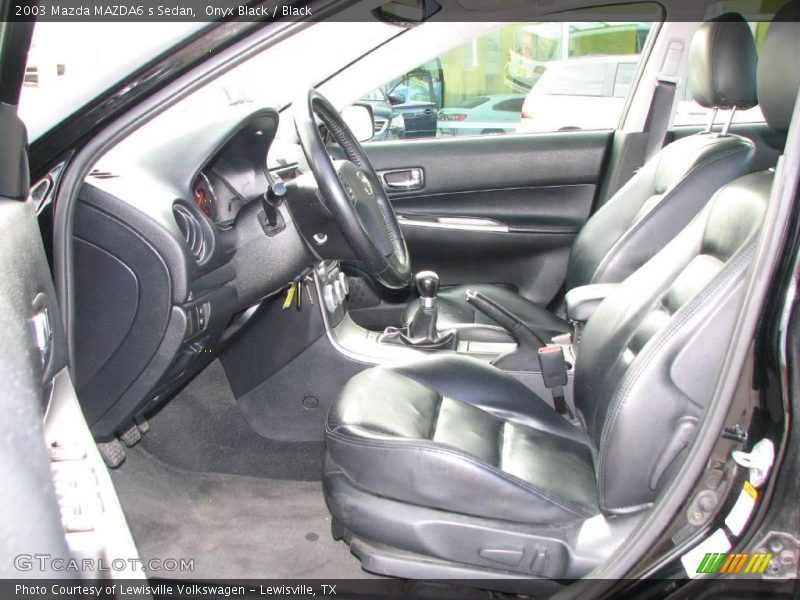 Onyx Black / Black 2003 Mazda MAZDA6 s Sedan