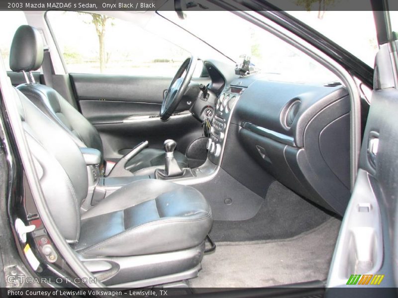 Onyx Black / Black 2003 Mazda MAZDA6 s Sedan