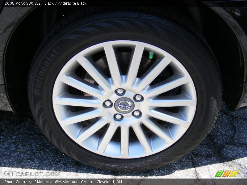 Black / Anthracite Black 2008 Volvo S80 3.2