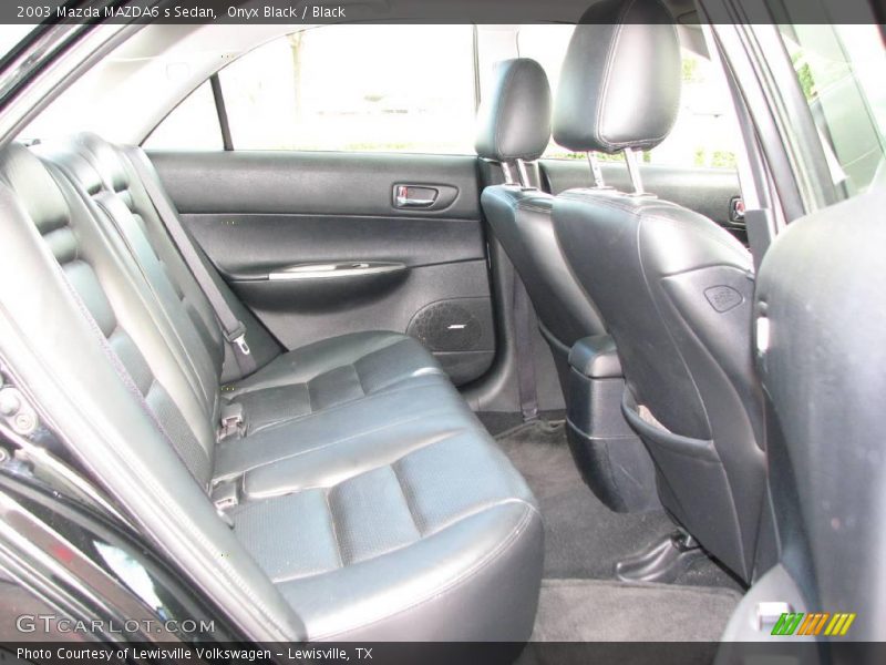 Onyx Black / Black 2003 Mazda MAZDA6 s Sedan