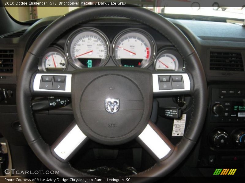 Bright Silver Metallic / Dark Slate Gray 2010 Dodge Challenger R/T