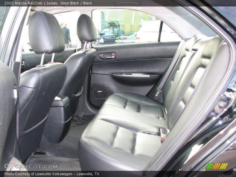Onyx Black / Black 2003 Mazda MAZDA6 s Sedan