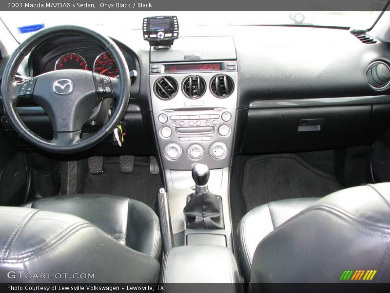 Onyx Black / Black 2003 Mazda MAZDA6 s Sedan