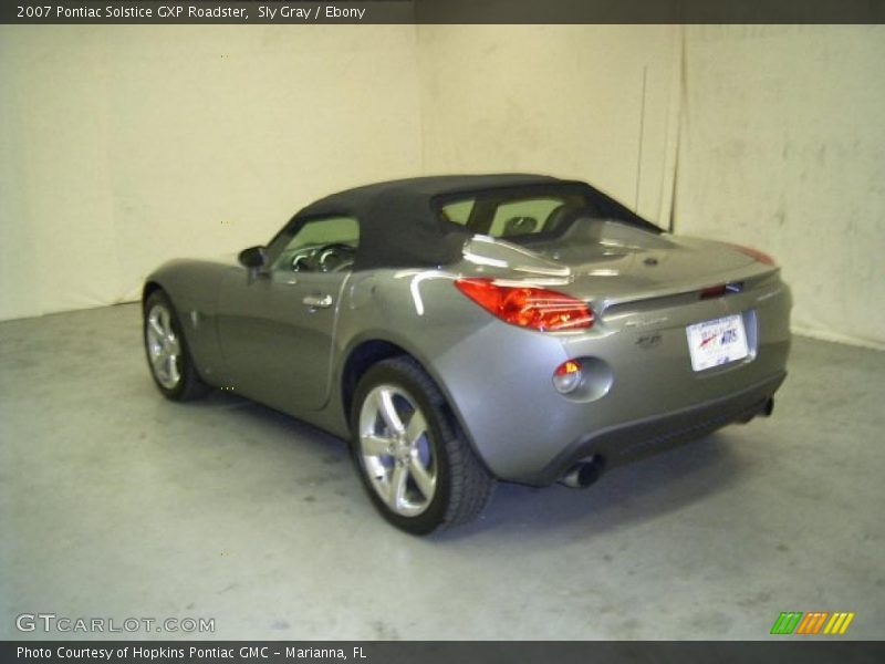 Sly Gray / Ebony 2007 Pontiac Solstice GXP Roadster