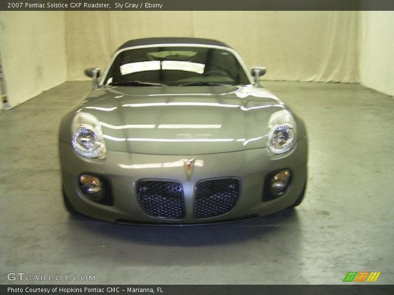 Sly Gray / Ebony 2007 Pontiac Solstice GXP Roadster
