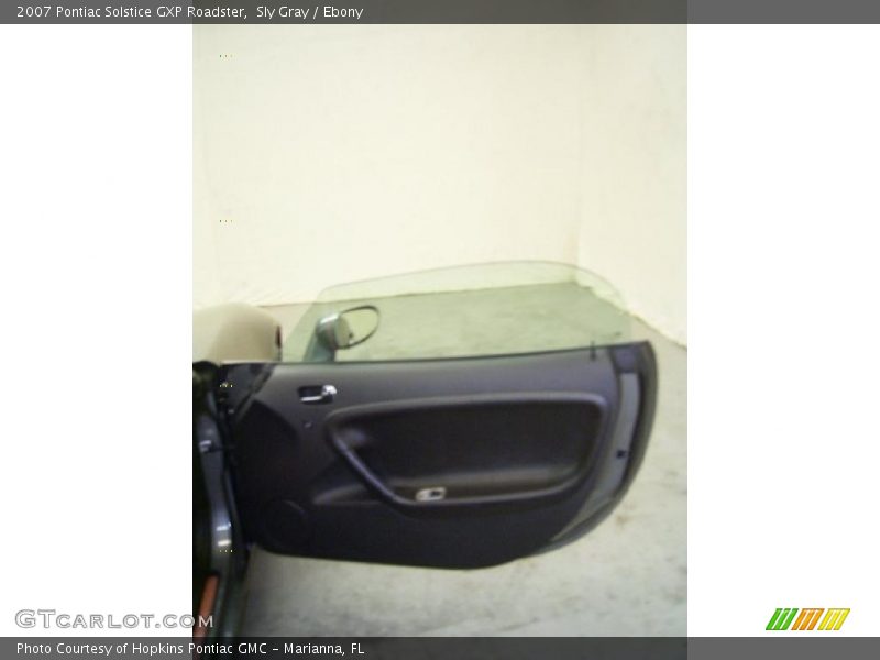 Sly Gray / Ebony 2007 Pontiac Solstice GXP Roadster