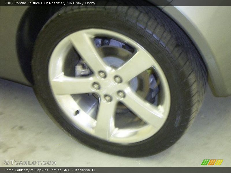 Sly Gray / Ebony 2007 Pontiac Solstice GXP Roadster