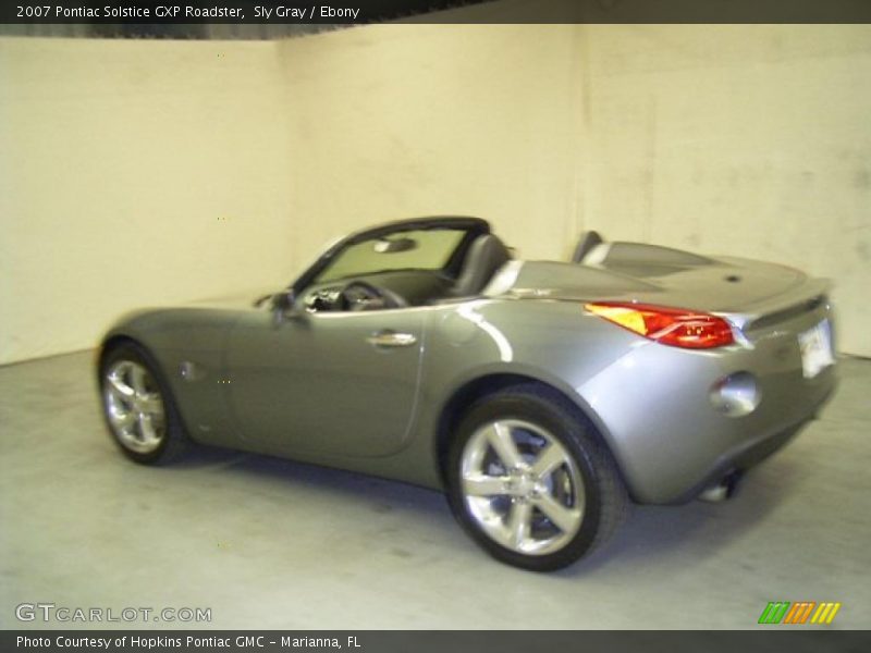 Sly Gray / Ebony 2007 Pontiac Solstice GXP Roadster