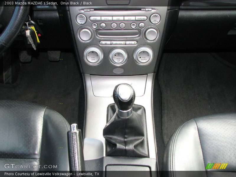 Onyx Black / Black 2003 Mazda MAZDA6 s Sedan